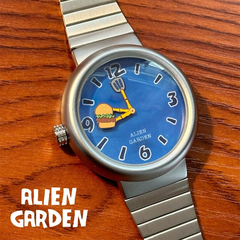 Hamburger Watch - Alien Garden