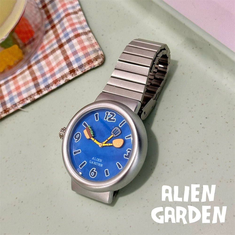 Hamburger Watch - Alien Garden