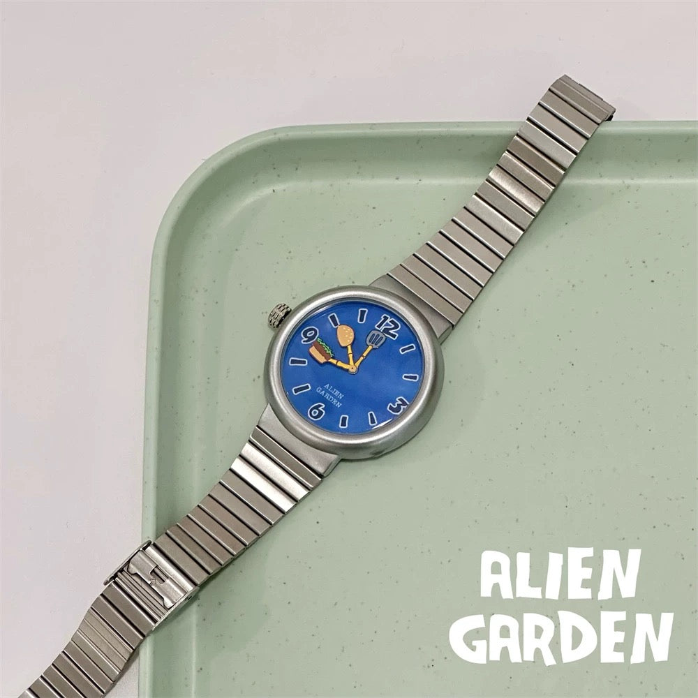 Hamburger Watch - Alien Garden