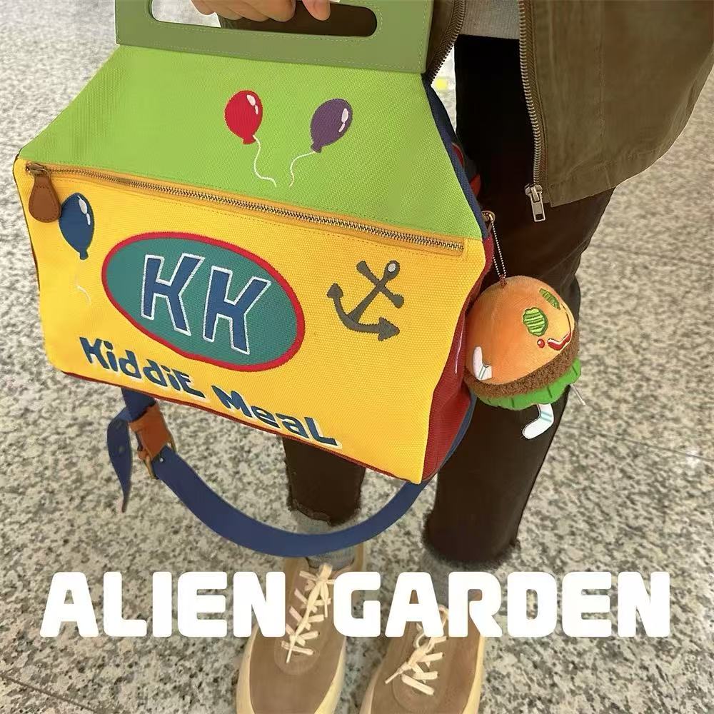 Travel crossbody bag - Alien Garden