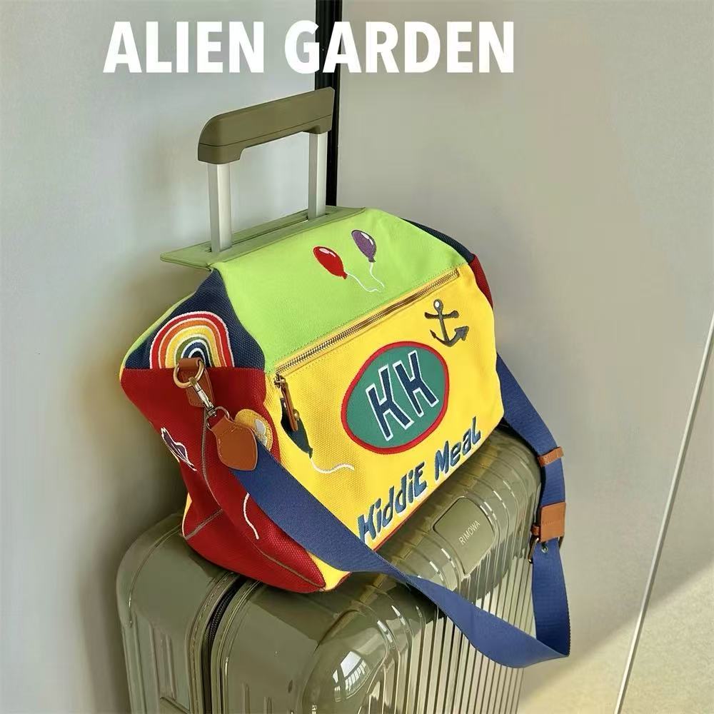 Travel crossbody bag - Alien Garden