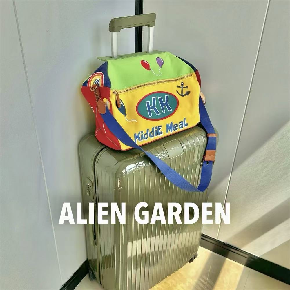 Travel crossbody bag - Alien Garden