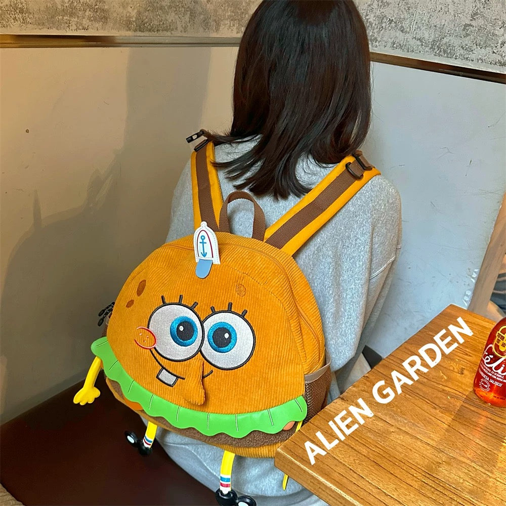 Hamburger Backpack - Alien Garden