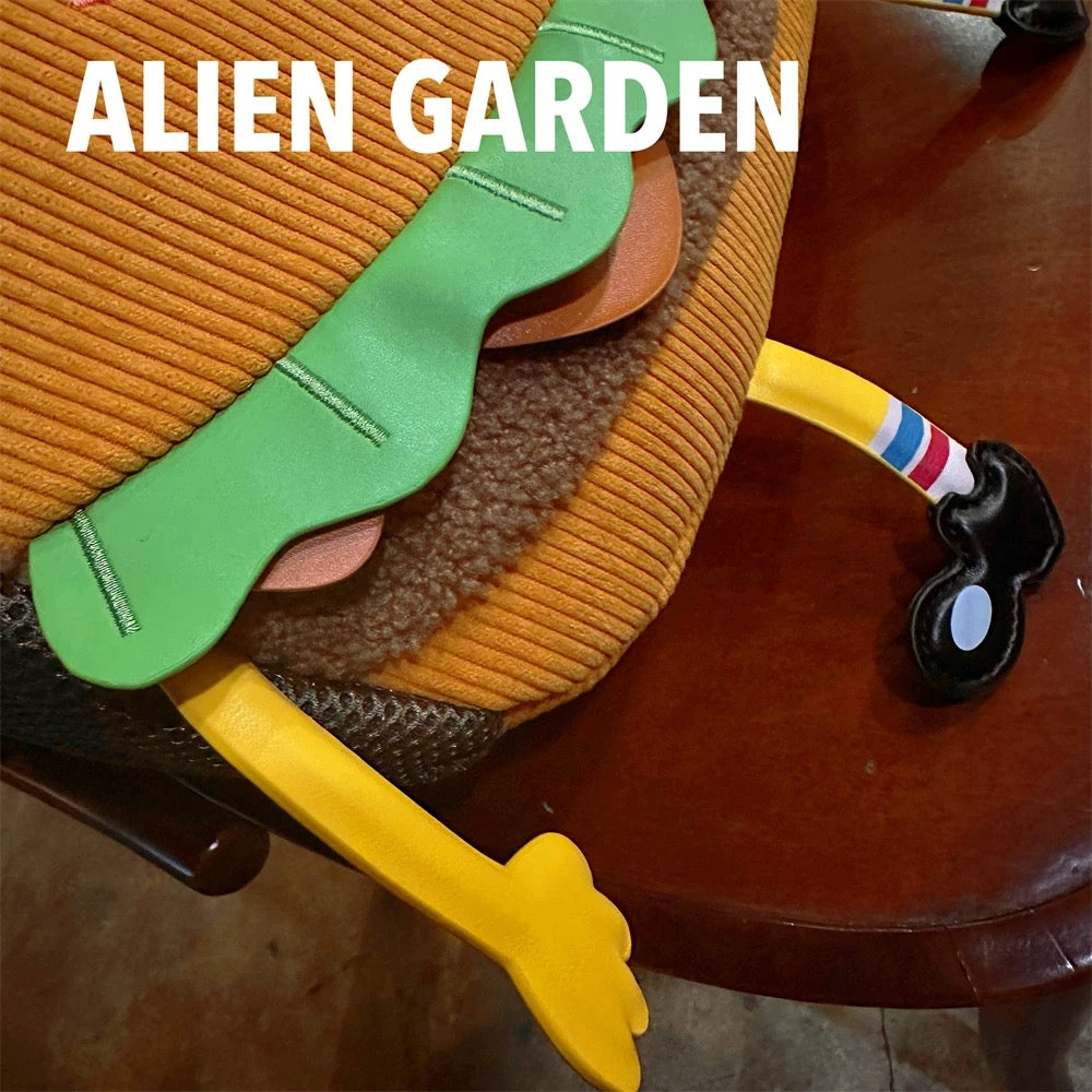 Hamburger Backpack - Alien Garden