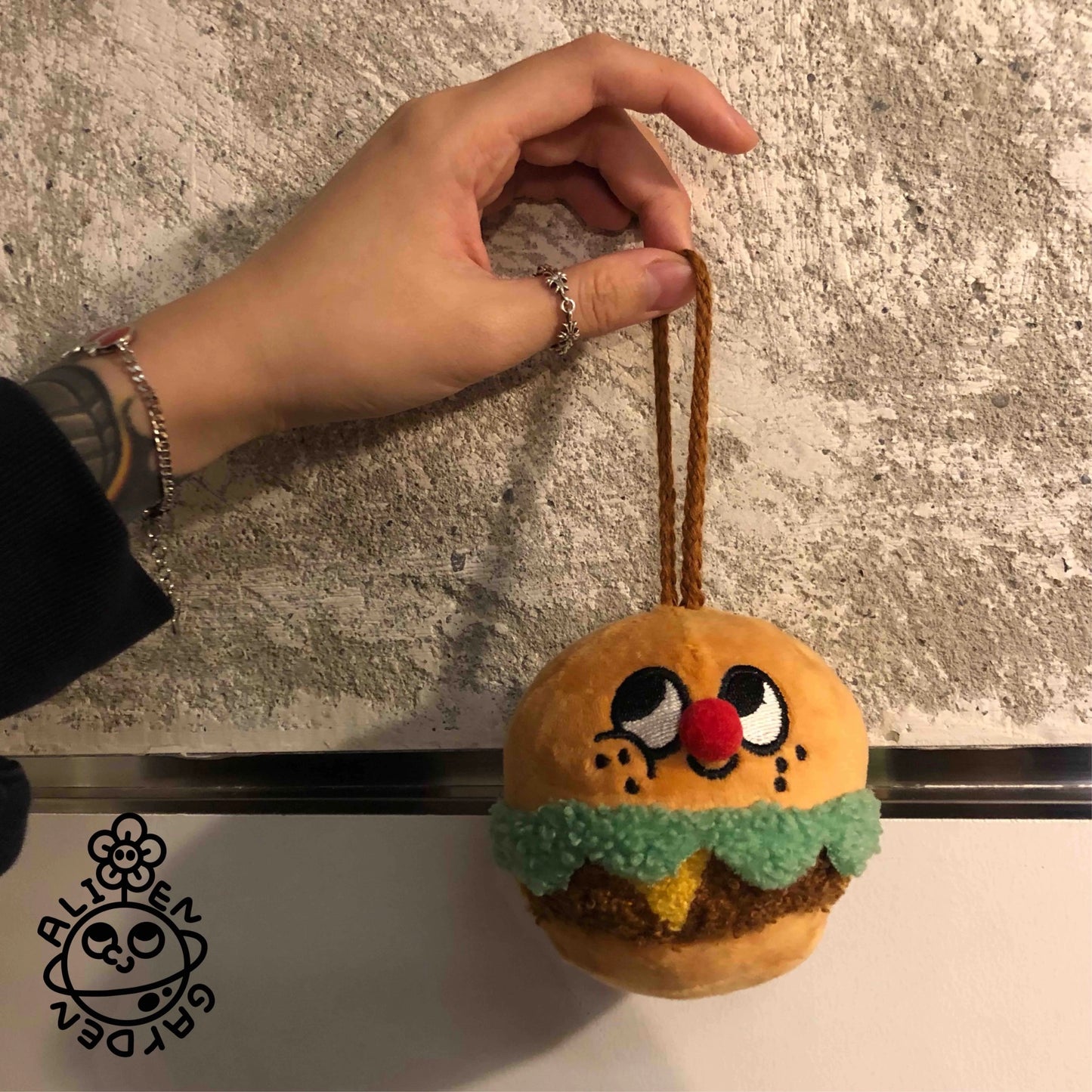 POPO Burger Plush Pendant - Alien Garden