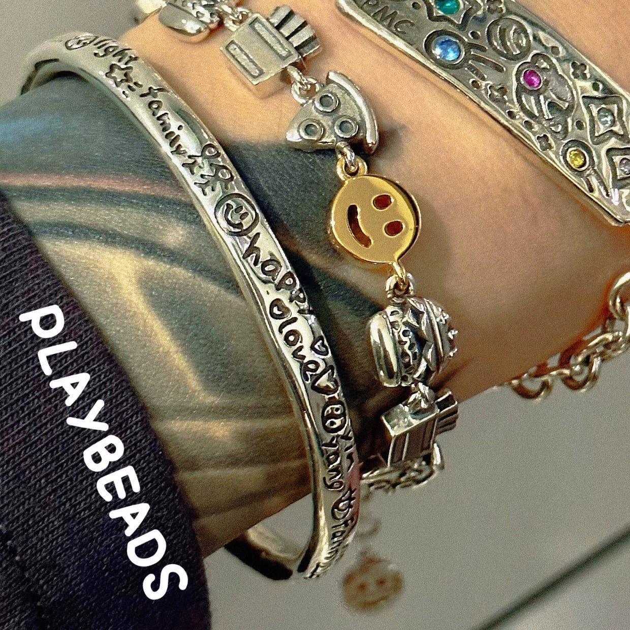 The Most Important Things(Open bracelet) - PLAYBEADS