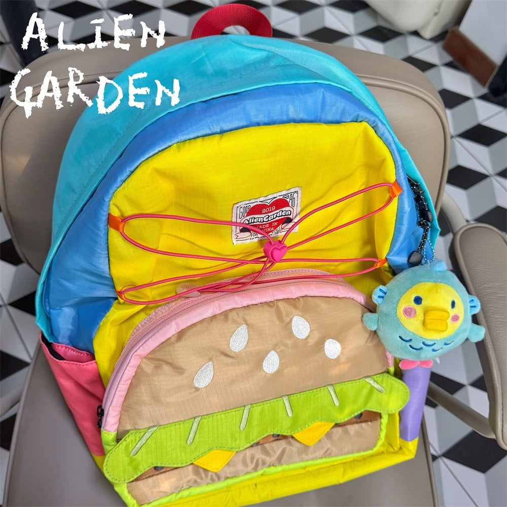 Burger outdoor hiking backpack - Alien Garden