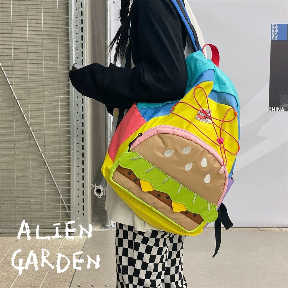Burger outdoor hiking backpack - Alien Garden