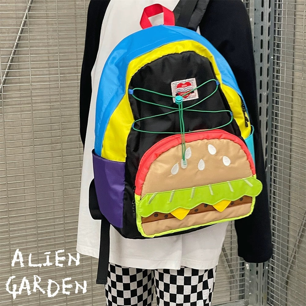 Burger outdoor hiking backpack - Alien Garden