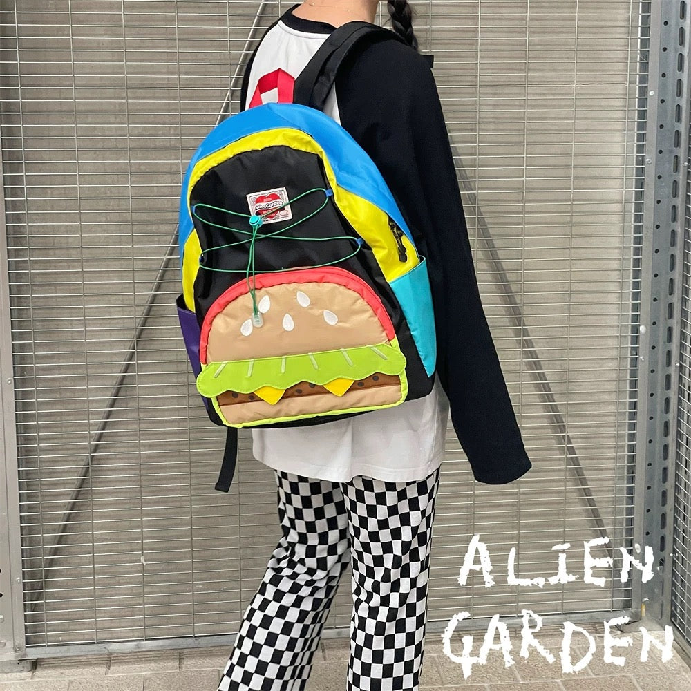Burger outdoor hiking backpack - Alien Garden