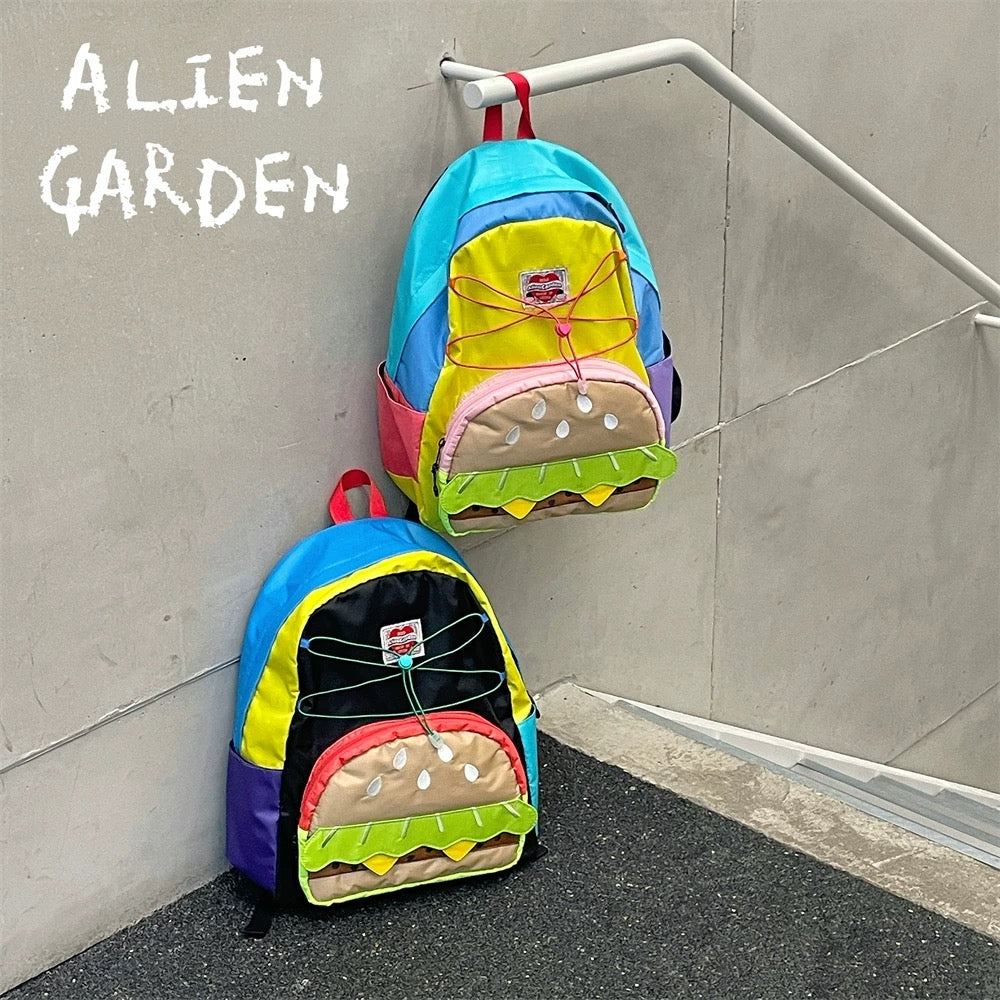 Burger outdoor hiking backpack - Alien Garden