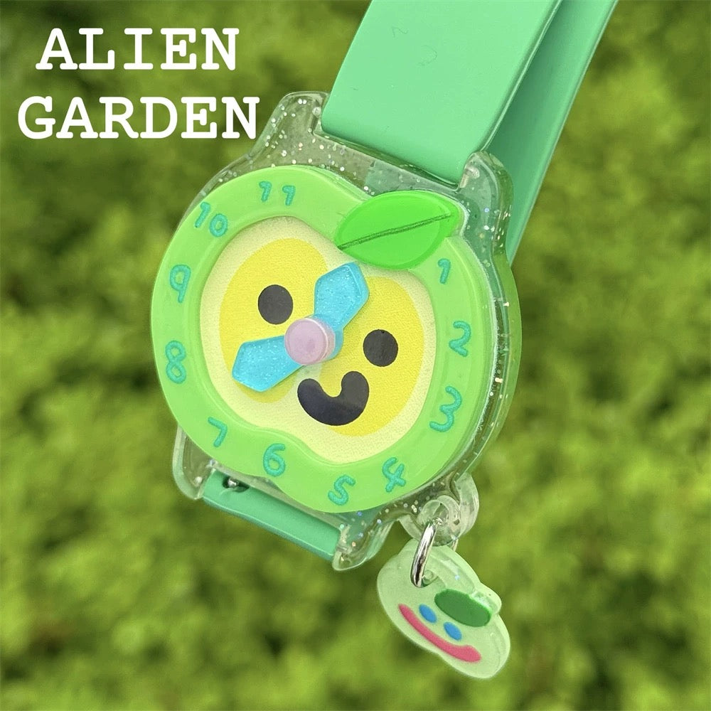 Green Apple Watch - Alien Garden