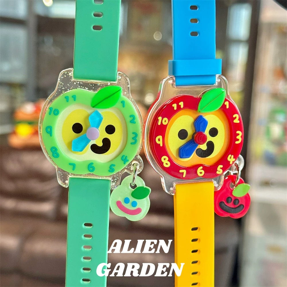 Green Apple Watch - Alien Garden