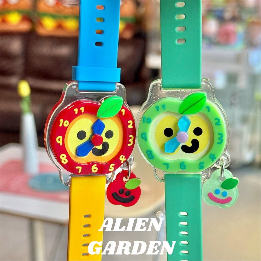 Green Apple Watch - Alien Garden