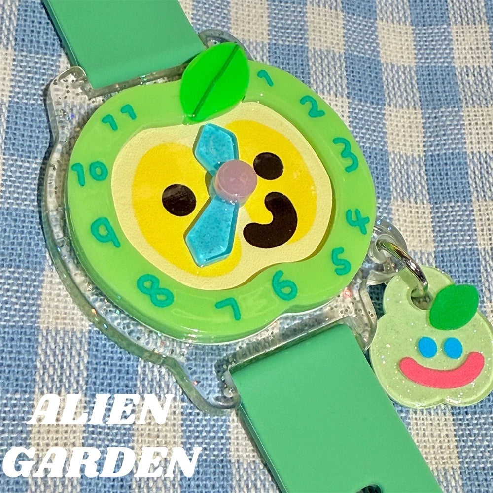 Green Apple Watch - Alien Garden