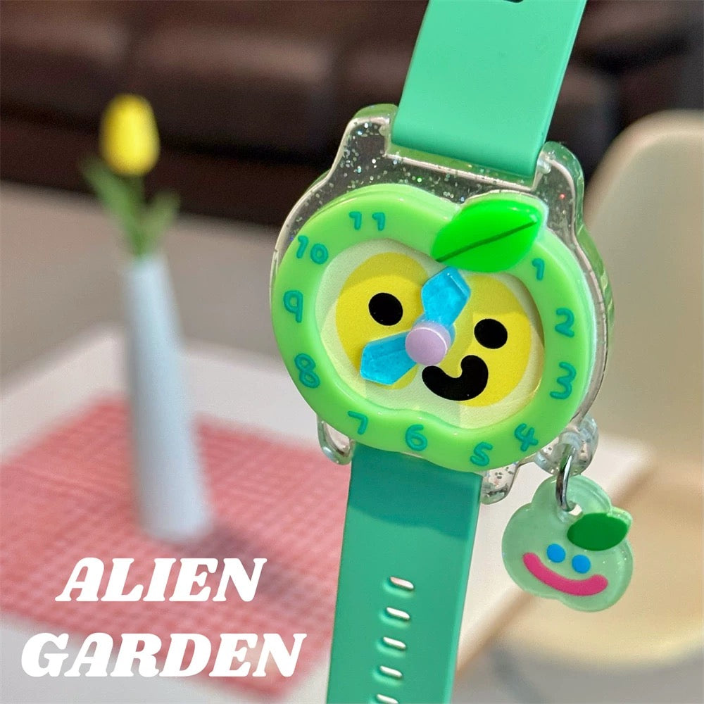 Green Apple Watch - Alien Garden