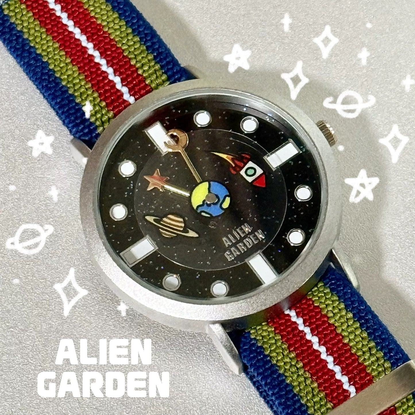 Universe Earth Rocket Watch - Alien Garden