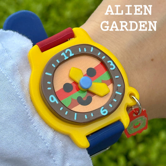 Burger Brown Watch - Alien Garden