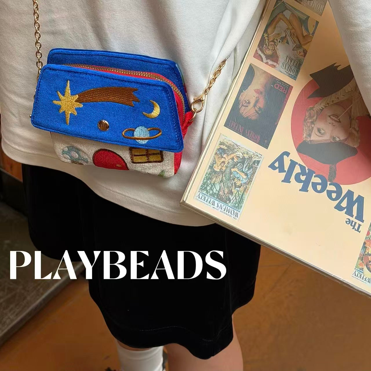 Stars&Moon Jewelry Pouch - AlienGarden