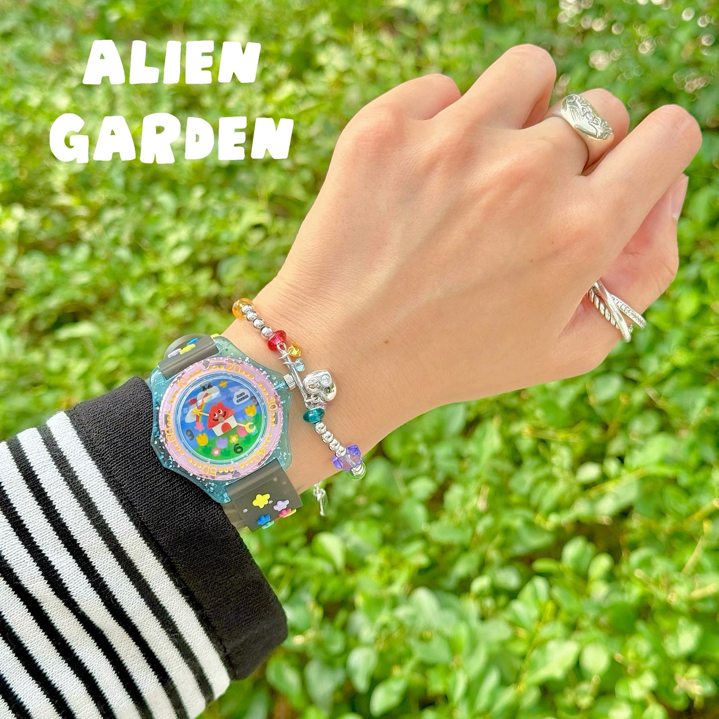 Rainbow Garden watch - AlienGarden